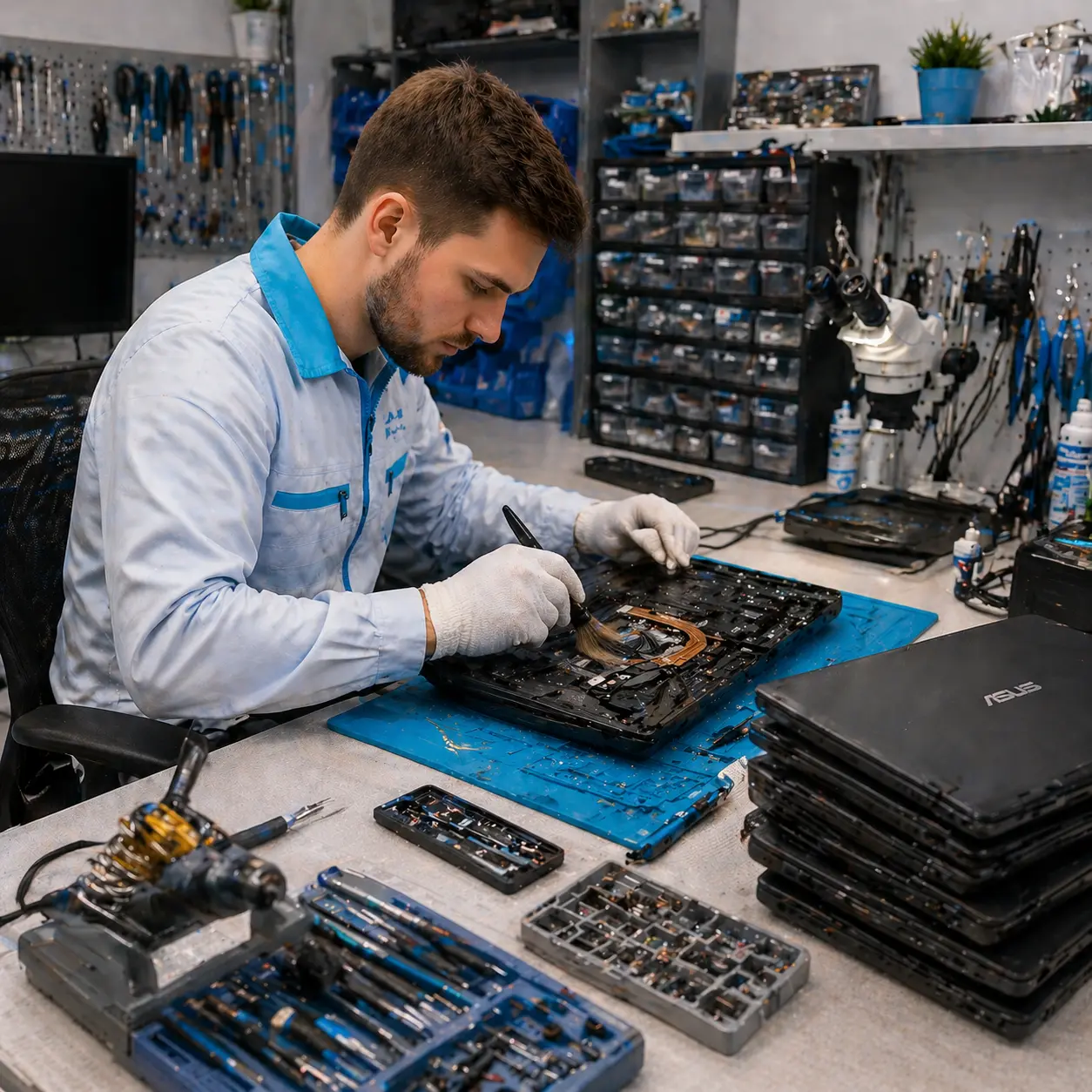 чистка ноутбука Asus в Подольске
