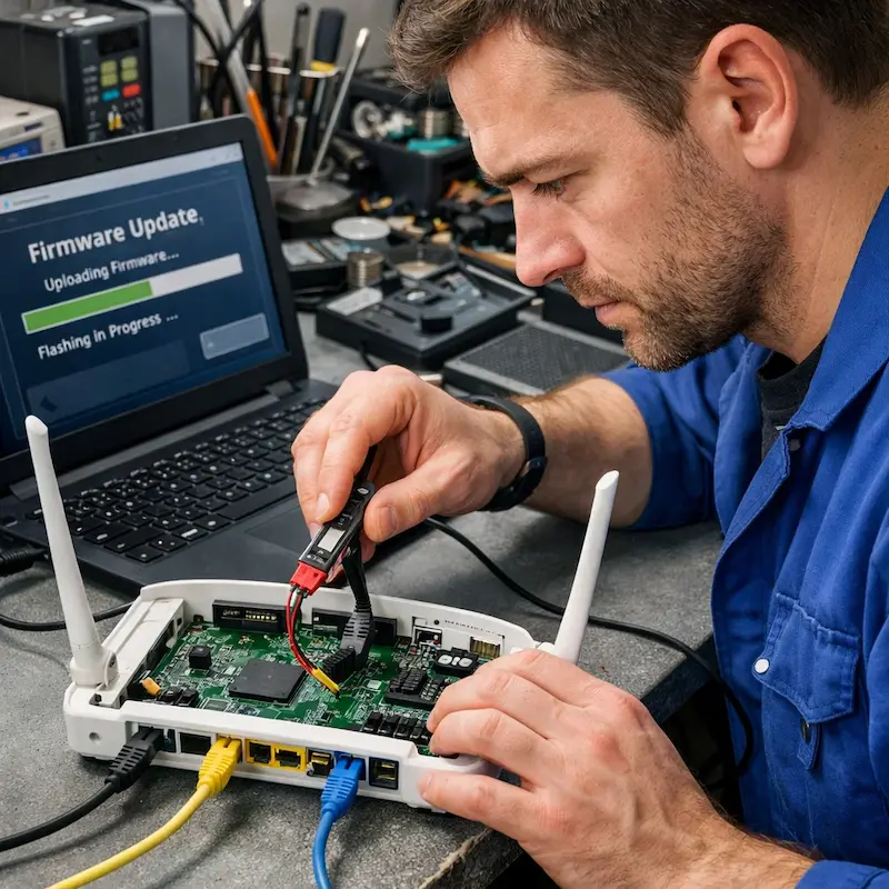 Обновление прошивки роутера в Подольске