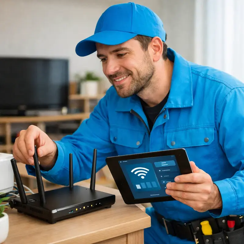 Настройка Wi-Fi для квартиры, дома и офиса в Подольске