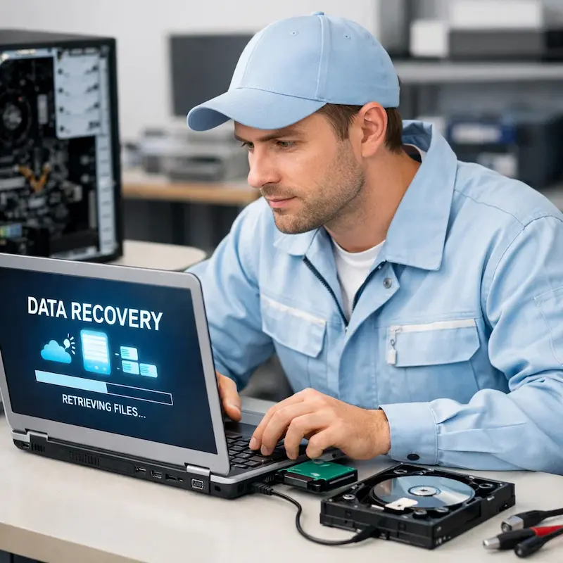 Восстановление данных и файлов в Подольске