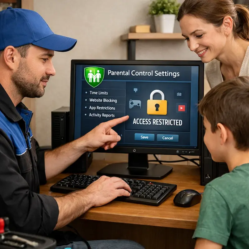 Родительский контроль на компьютере в Подольске