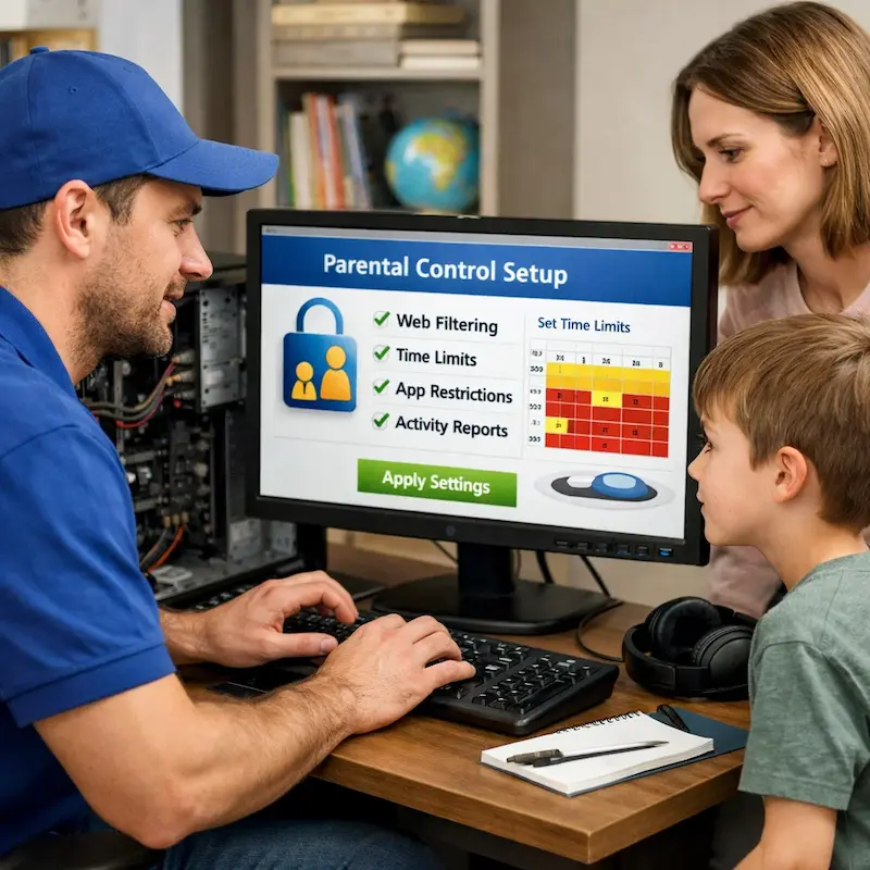 установка родительского контроля в Подольске