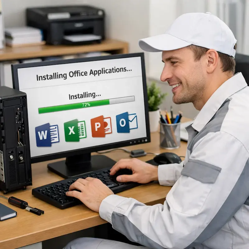 Установка и настройка программ на компьютере в Подольске