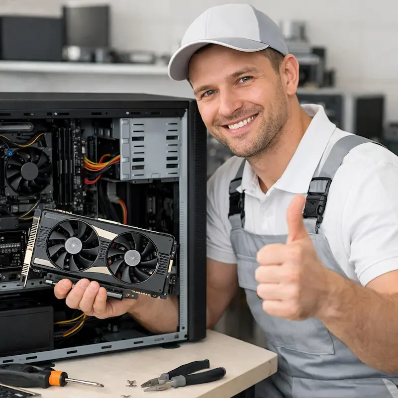 Замена видеокарты ПК в Подольске