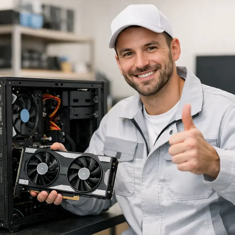 установка видеокарты на ПК в Подольске