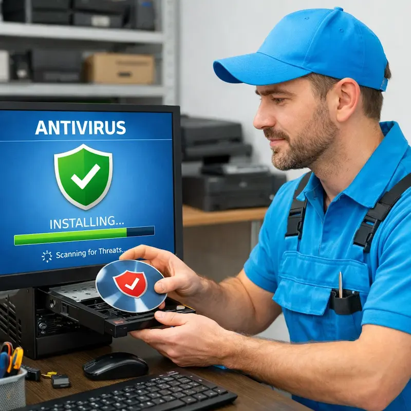 Установка антивируса в Подольске на дому