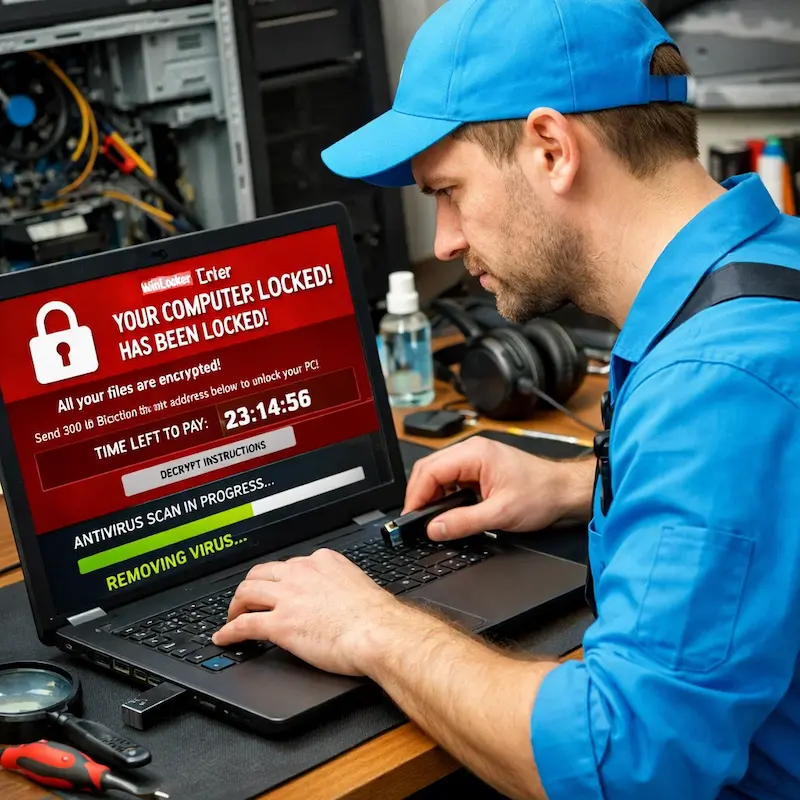 Удалить винлокер в Подольске